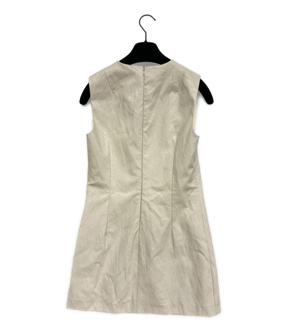 ヌメロヴェントゥーノ ワンピース フェイクレザー 24S-H043-2838 ノースリーブ レディース SIZE 40 N°21