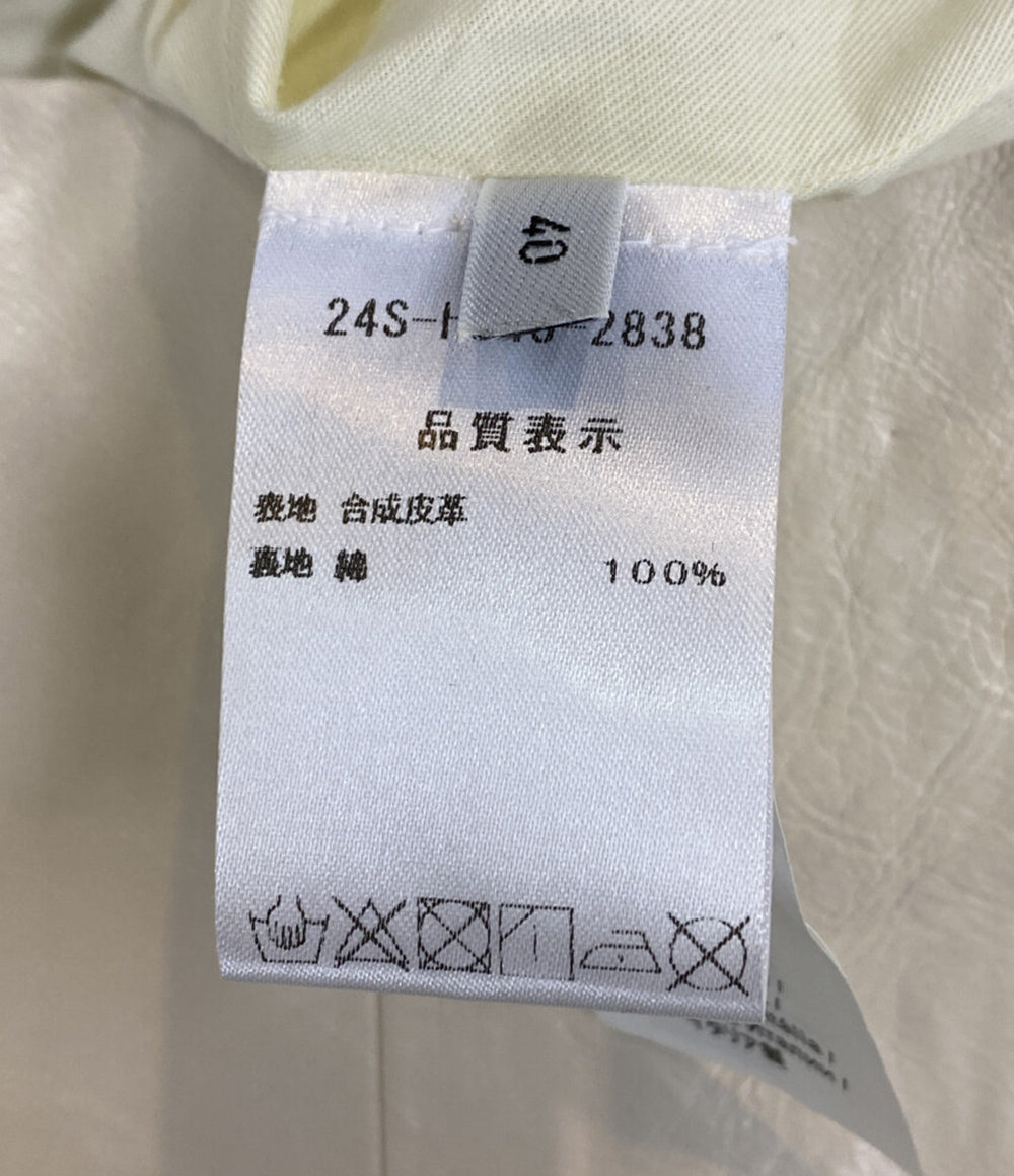 ヌメロヴェントゥーノ ワンピース フェイクレザー 24S-H043-2838 ノースリーブ レディース SIZE 40 N°21