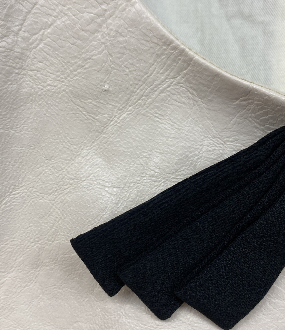 ヌメロヴェントゥーノ ワンピース フェイクレザー 24S-H043-2838 ノースリーブ レディース SIZE 40 N°21