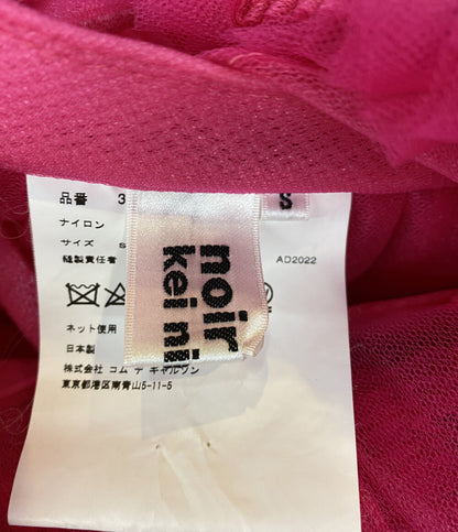 noir kei ninomiya ドレス ワンピース ショッキングピンク 3J-A007-051-2-2 レディース SIZE S ノワールケイニノミヤ