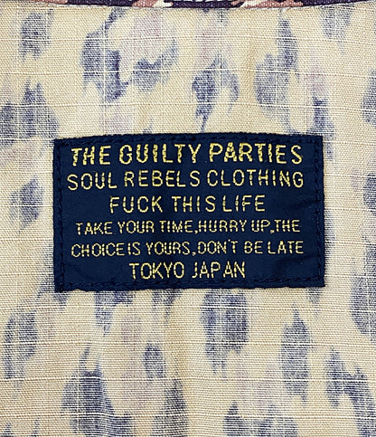 ギルティーパーティーズ ワコマリア ジャケット LEOPARD FATIGUE JACKET メンズ SIZE M THE GUILTY PARTIES