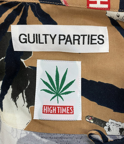 ザギルティーパーティーズ ワコマリア 半袖シャツ HIGH TIMES メンズ SIZE M THE GUILTY PARTIES
