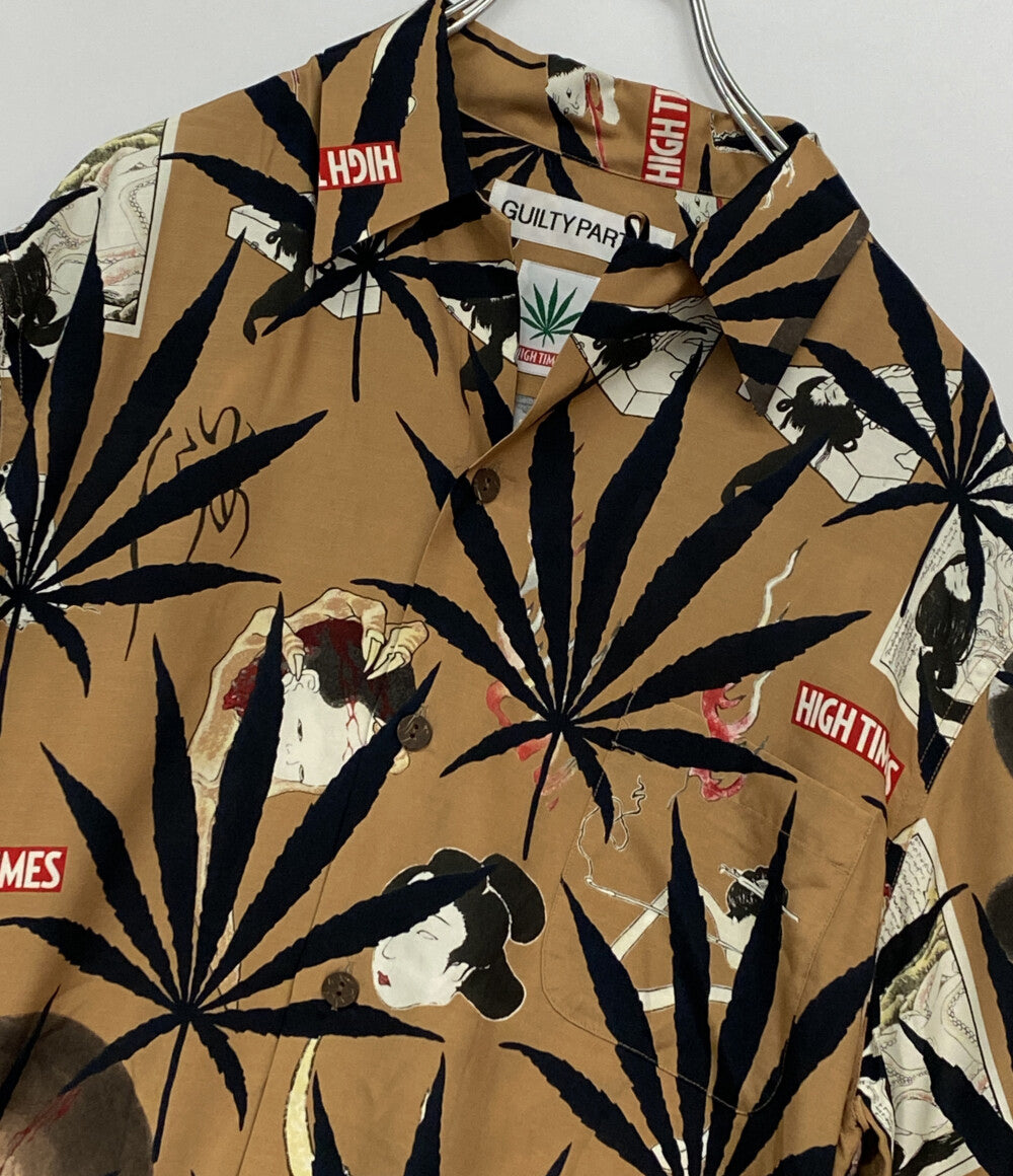 ザギルティーパーティーズ ワコマリア 半袖シャツ HIGH TIMES メンズ SIZE M THE GUILTY PARTIES