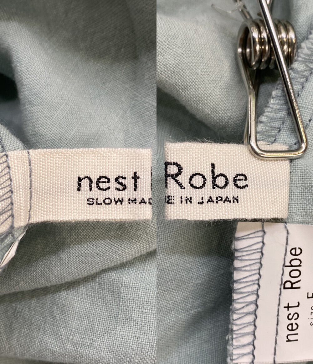 nest robe 20ss リネン ジャンパースカート ミント レディース SIZE F ネストローブ