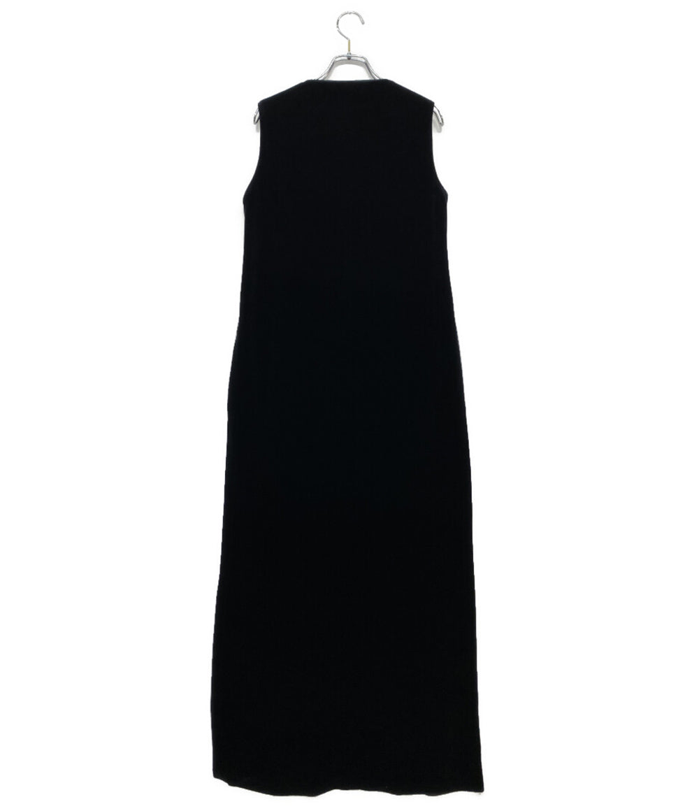 キャバン ノースリーブワンピース Vネック ブラック 39-06-14-06002 レディース SIZE F CABaN