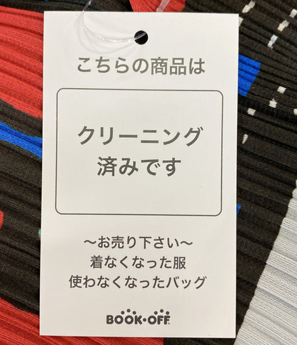 プリーツプリーズ 美品 長袖シャツ 1999年アメコミプリーツシャツ レディース SIZE 4 PLEATS PLEASE
