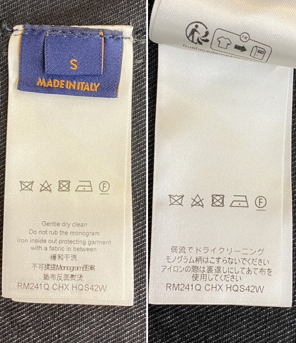 ルイヴィトン デニムジャケット HQS42W デニムジャケット モノグラム メンズ SIZE S LOUIS VUITTON