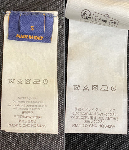 ルイヴィトン デニムジャケット HQS42W デニムジャケット モノグラム メンズ SIZE S LOUIS VUITTON