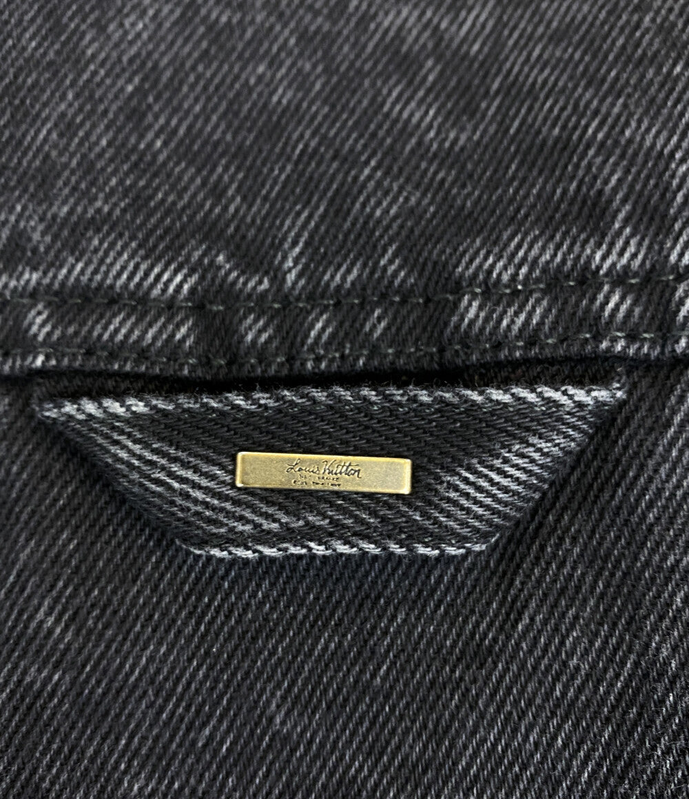ルイヴィトン デニムジャケット HQS42W デニムジャケット モノグラム メンズ SIZE S LOUIS VUITTON