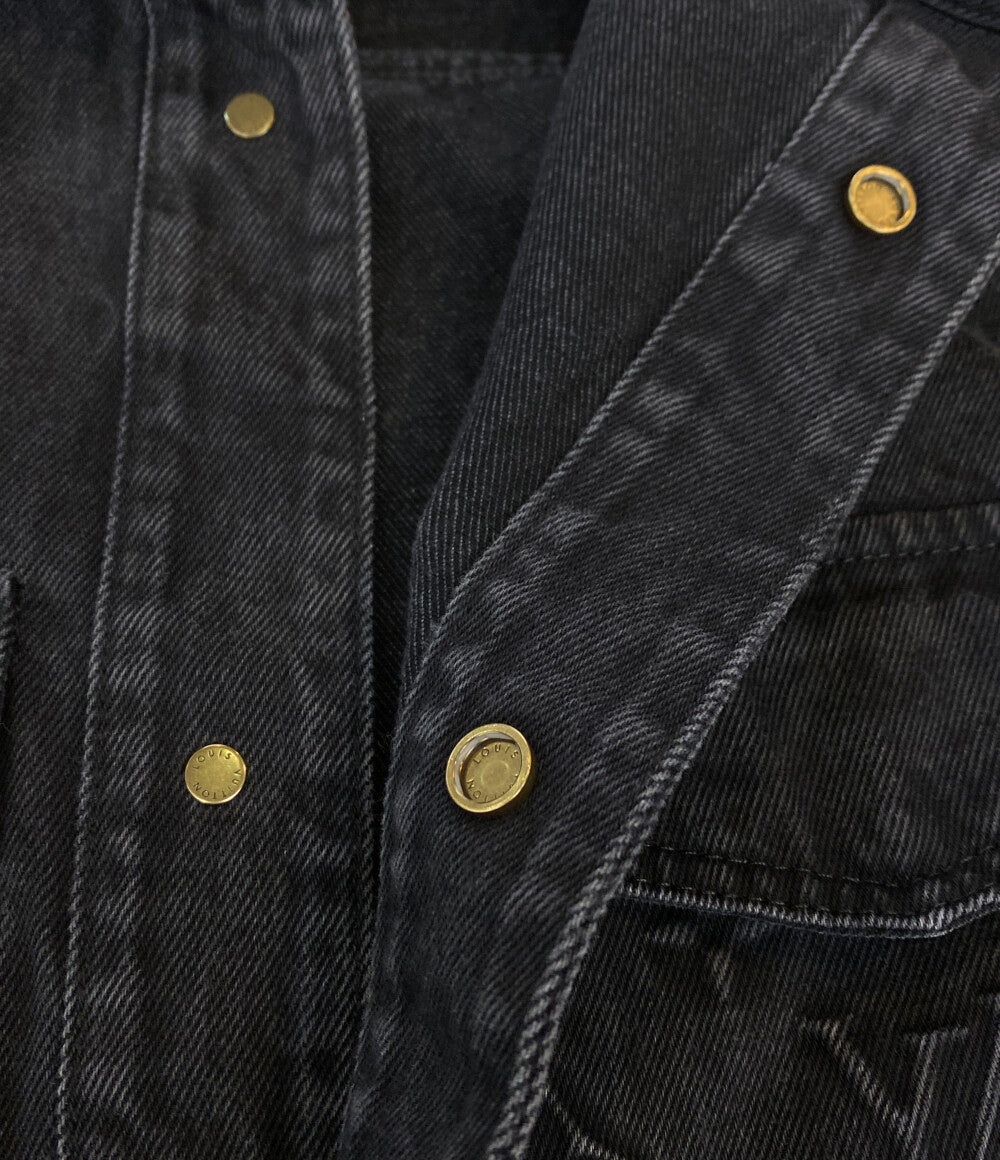 ルイヴィトン デニムジャケット HQS42W デニムジャケット モノグラム メンズ SIZE S LOUIS VUITTON