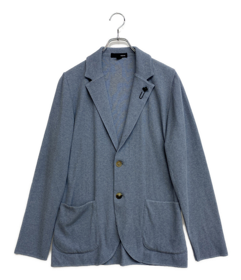 ラルディーニ  ミラノリブニットジャケット KN.1501 ライトブルー      メンズ SIZE S  LARDINI