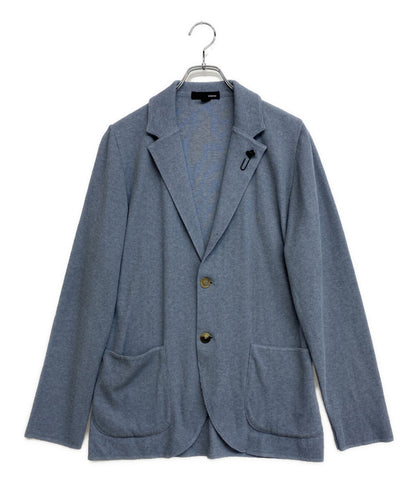 ラルディーニ  ミラノリブニットジャケット KN.1501 ライトブルー      メンズ SIZE S  LARDINI