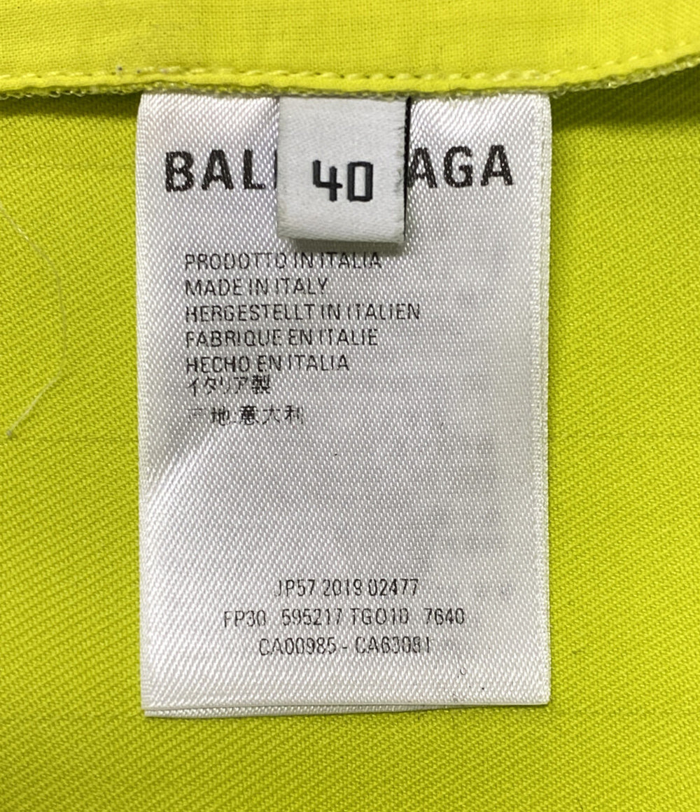 BALENCIAGA パンツ ネオンイエロー 19SS レディース SIZE 40 バレンシアガ