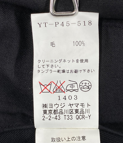 ワイズ パンツ ブラック YT-P45-518 メンズ SIZE 2 Y's