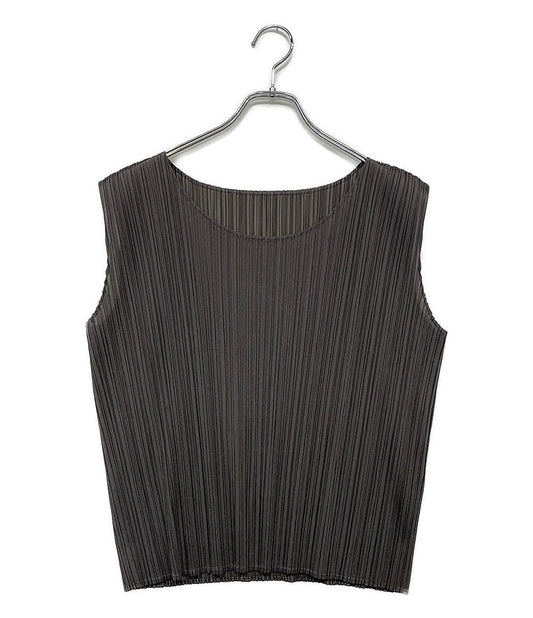PLEATS PLEASE プリーツタンクトップ キャミソール PP21-JK1 レディース SIZE 4 プリーツプリーズ