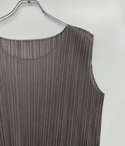 PLEATS PLEASE プリーツタンクトップ キャミソール PP21-JK1 レディース SIZE 4 プリーツプリーズ