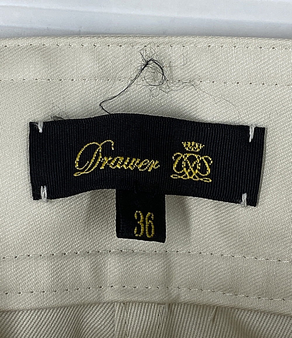 Drawer パンツ アイボリー 6514-236-0757 レディース SIZE 36 ドゥロワー