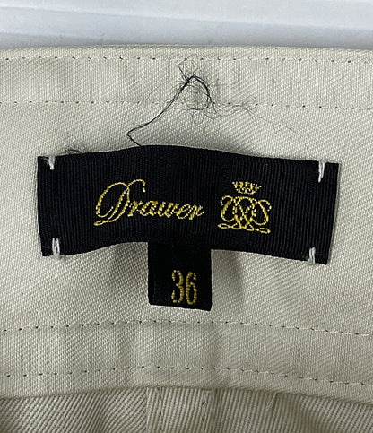 Drawer パンツ アイボリー 6514-236-0757 レディース SIZE 36 ドゥロワー