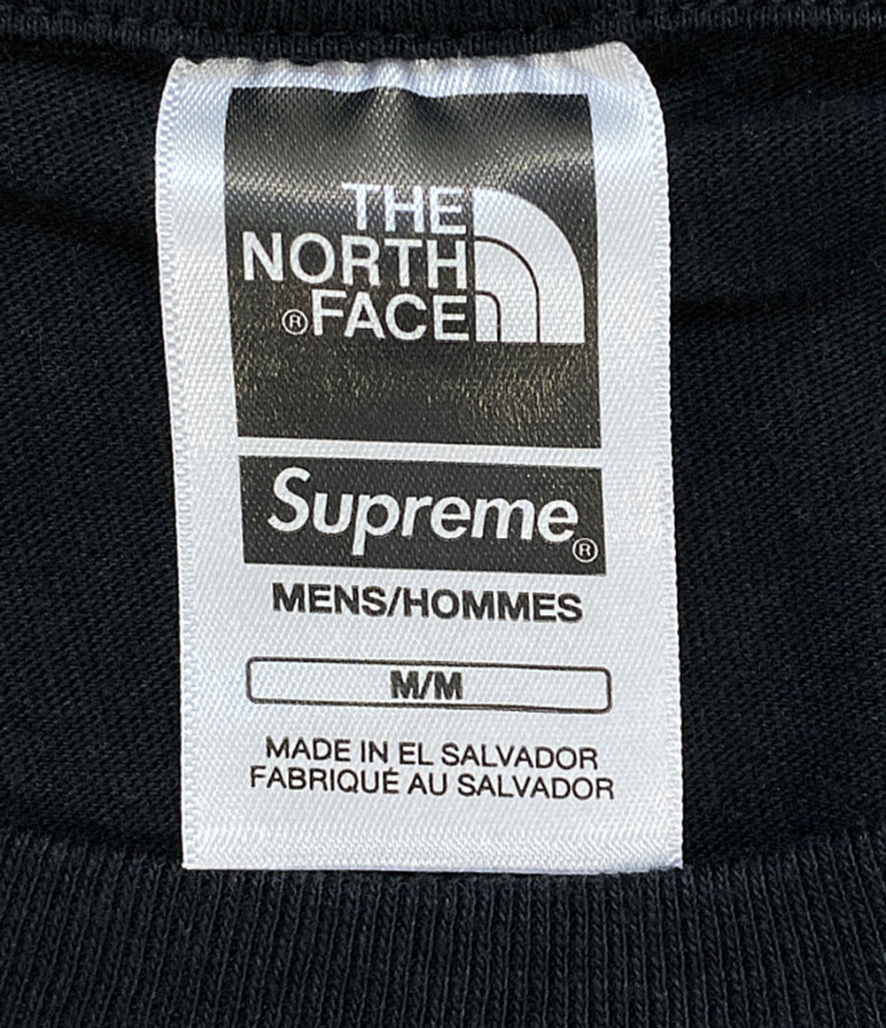シュプリーム 美品 ザノースフェイス 半袖Ｔシャツ Printed Pocket Tee メンズ SIZE M Supreme×The North Face