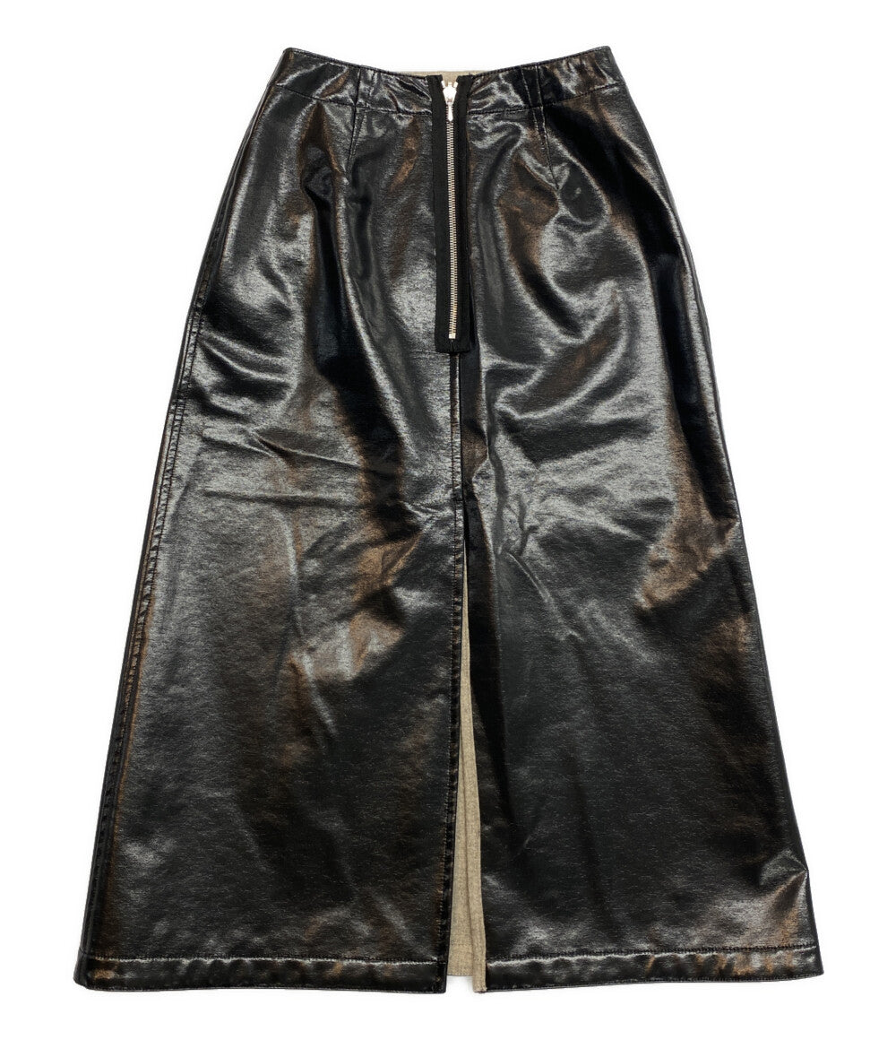 オーラリー ウールカシミヤラミネートスカート A20AS03WE レディース SIZE - AURALEE