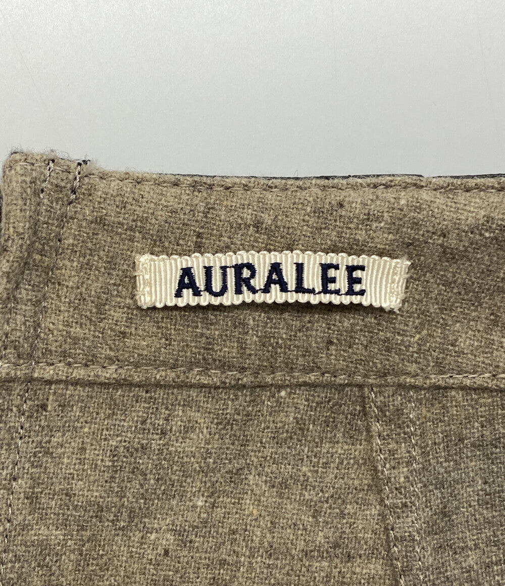 オーラリー ウールカシミヤラミネートスカート A20AS03WE レディース SIZE - AURALEE