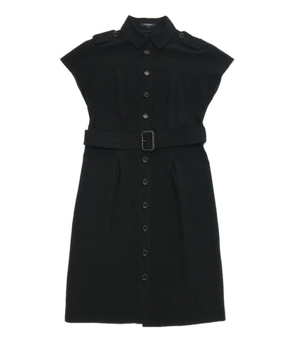 BURBERRY フレンチスリーブワンピース ベルテット レディース SIZE 40 バーバリー