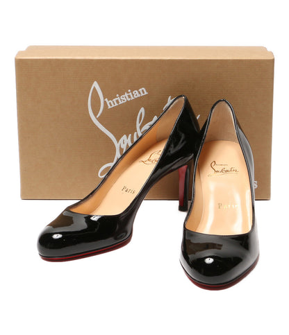 クリスチャンルブタン パンプス エナメル ブラック レディース SIZE 37 Christian Louboutin
