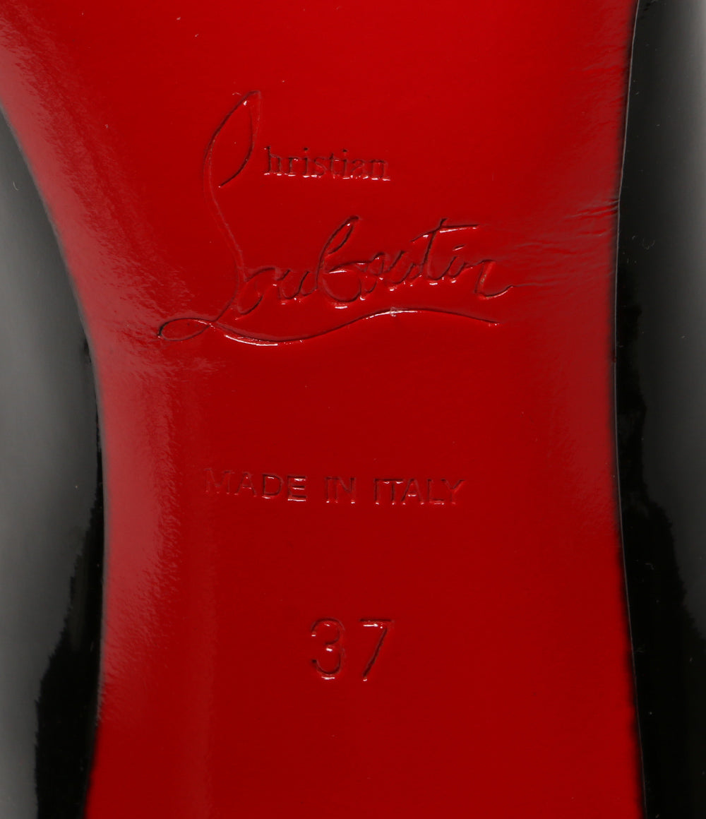 クリスチャンルブタン パンプス エナメル ブラック レディース SIZE 37 Christian Louboutin