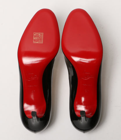 クリスチャンルブタン パンプス エナメル ブラック レディース SIZE 37 Christian Louboutin