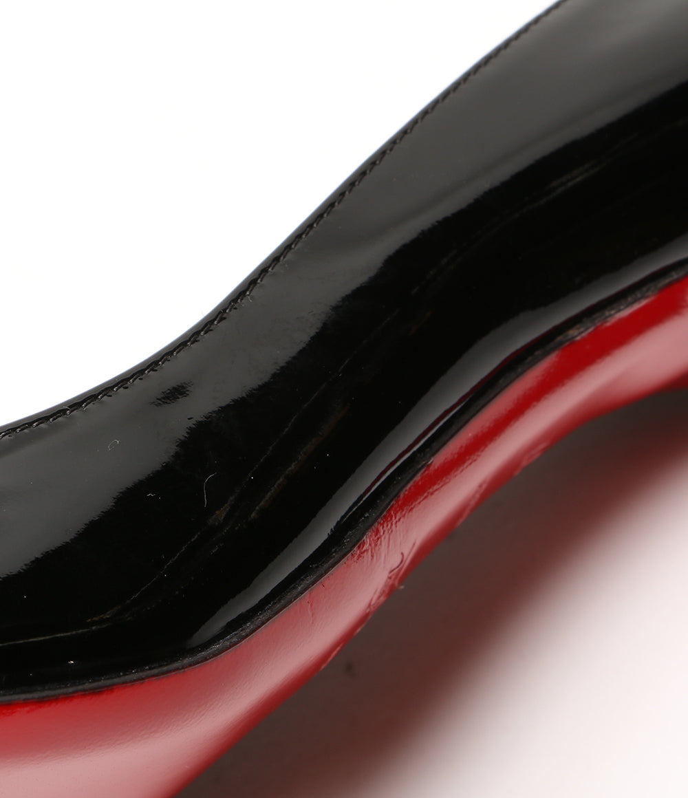 クリスチャンルブタン パンプス エナメル ブラック レディース SIZE 37 Christian Louboutin