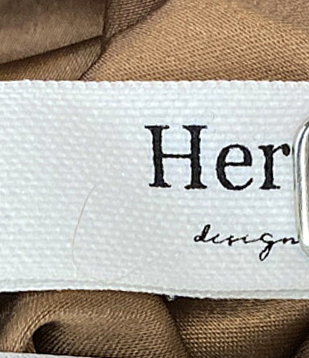 ハーリップトゥ レースワンピース ブラック 長袖 レディース SIZE S HER LIP TO
