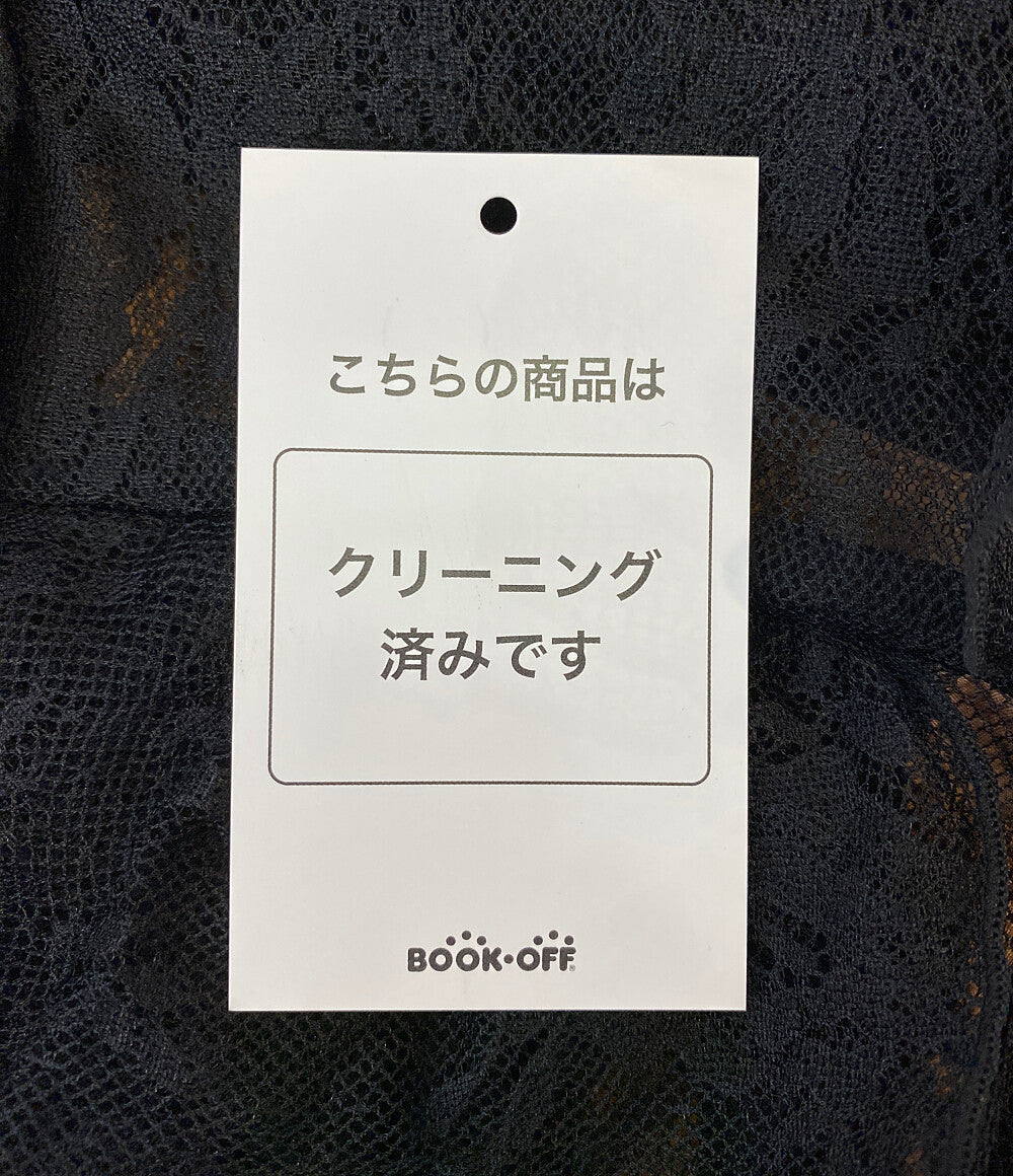 ハーリップトゥ レースワンピース ブラック 長袖 レディース SIZE S HER LIP TO