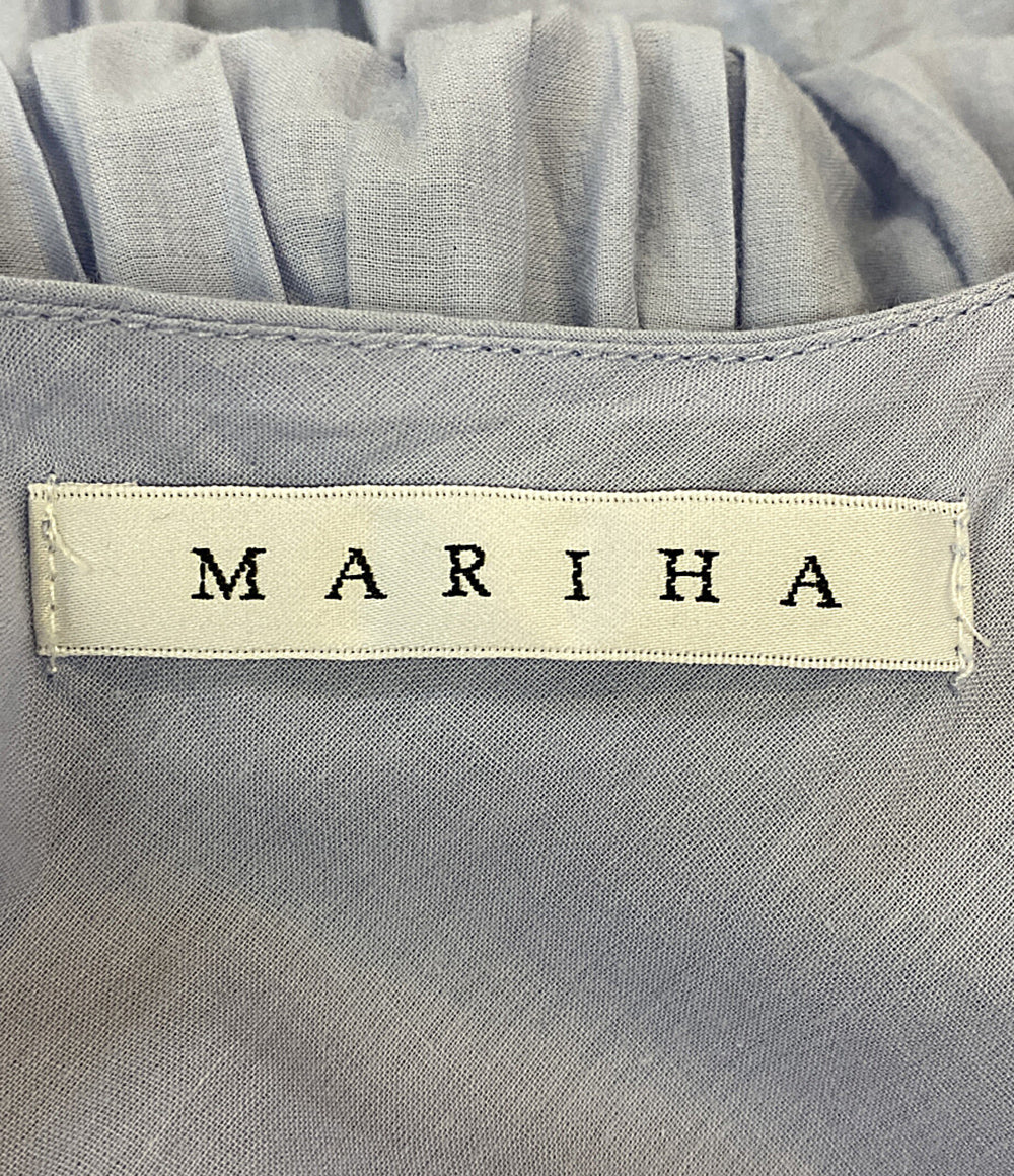 マリハ  フレンチスリーブワンピース ブルー      レディース SIZE 38  MARIHA