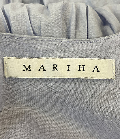 マリハ  フレンチスリーブワンピース ブルー      レディース SIZE 38  MARIHA