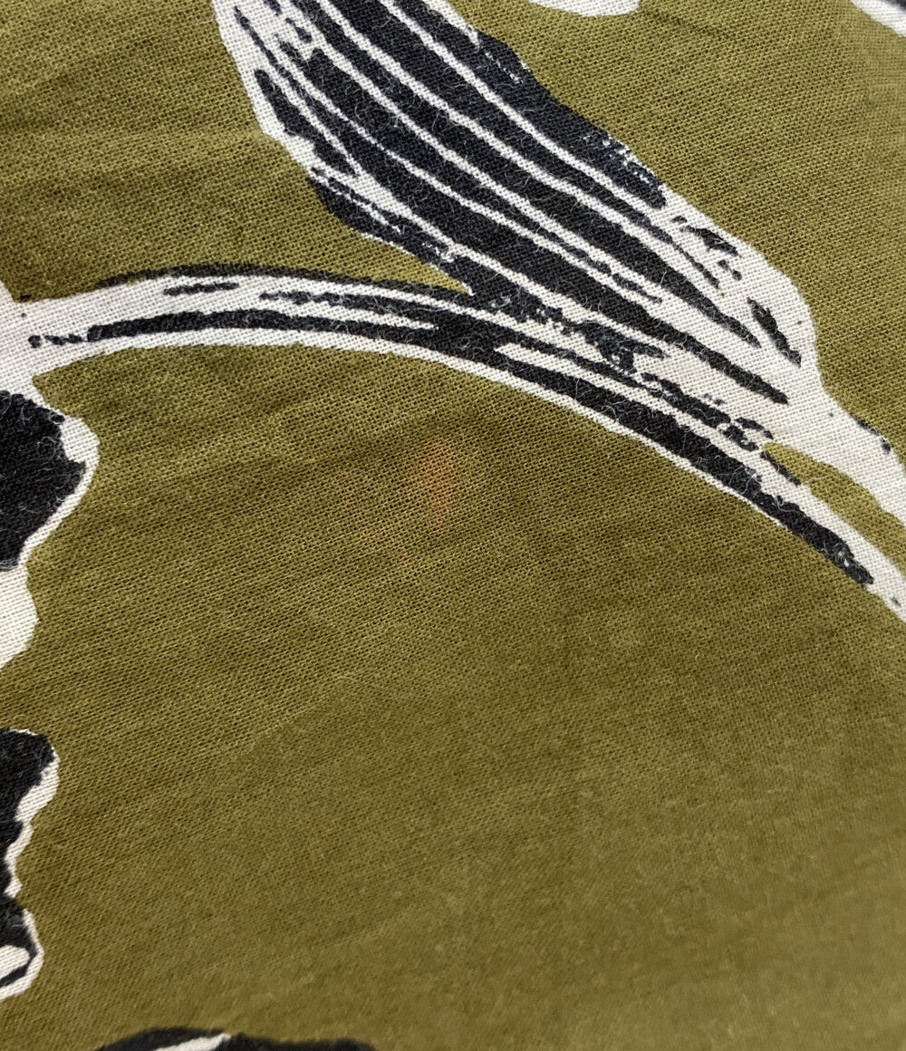 マリハ 長袖ワンピース カーキグリーン 総柄 レディース SIZE - MARIHA