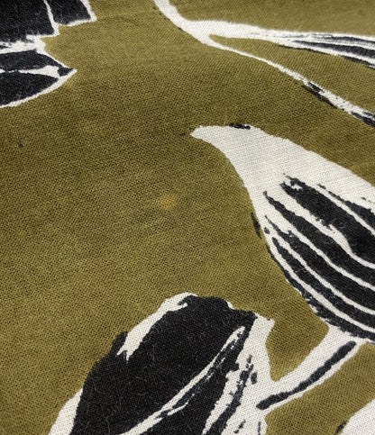 マリハ 長袖ワンピース カーキグリーン 総柄 レディース SIZE - MARIHA