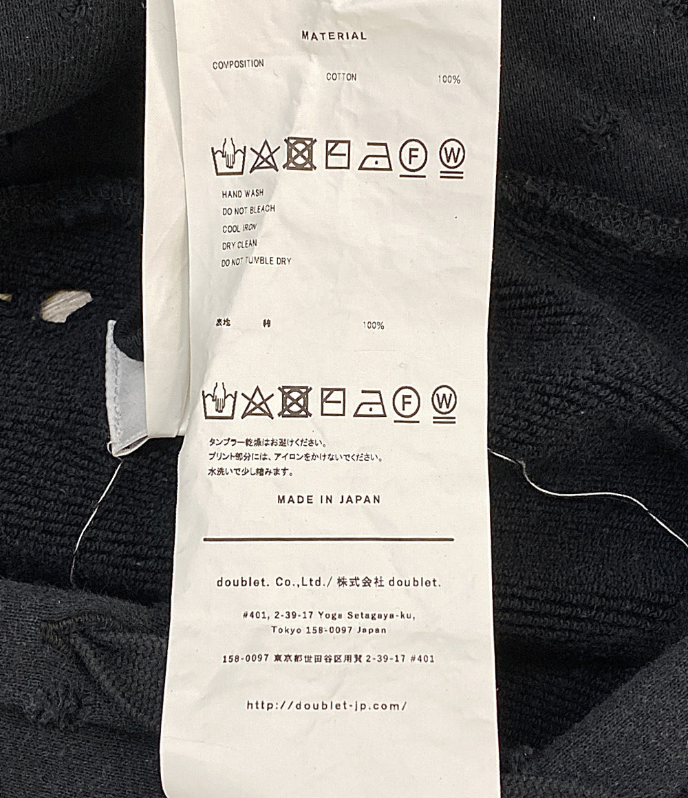 ダブレット パーカー ZOMBIE SILHOUETTE HOODIE 24AW36CS339 メンズ SIZE XL doublet