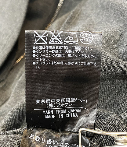 フォクシー 美品 パーカー ニット ワッペン 27057 レディース SIZE 40 FOXEY