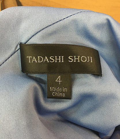 タダシショージ キャップスリーブドレス Vネック ブルー AW122015MDJ レディース SIZE 4 TADASHI SHOJI