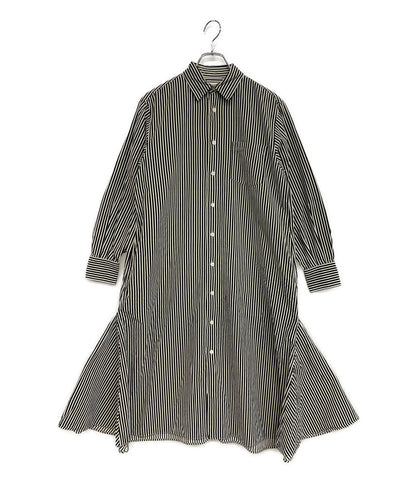 ビューティフルピープル 長袖ワンピース 125106004 ストライプリバーフィッシュシャツドレス レディース SIZE 38 beautiful people