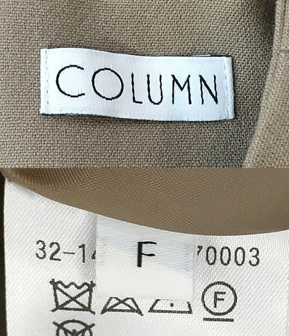 美品 COLUMN コラム ノースリーブワンピース 32-140-11-070003 レディース SIZE F