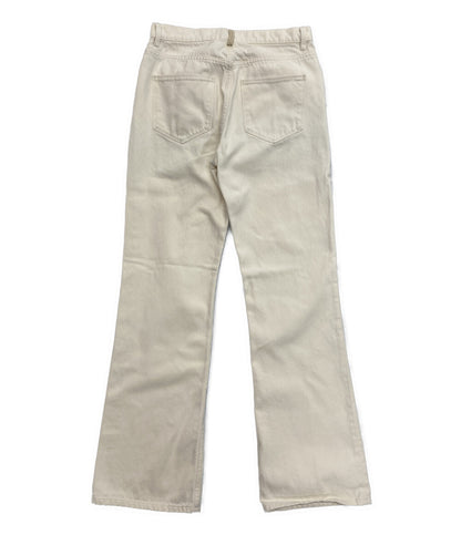 ワンドラー パンツ ホワイト ミドルライズワイドデニムパンツ レディース SIZE 27 WANDLER