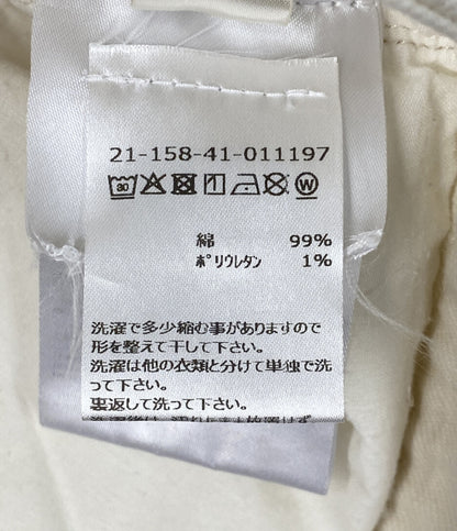 ワンドラー パンツ ホワイト ミドルライズワイドデニムパンツ レディース SIZE 27 WANDLER
