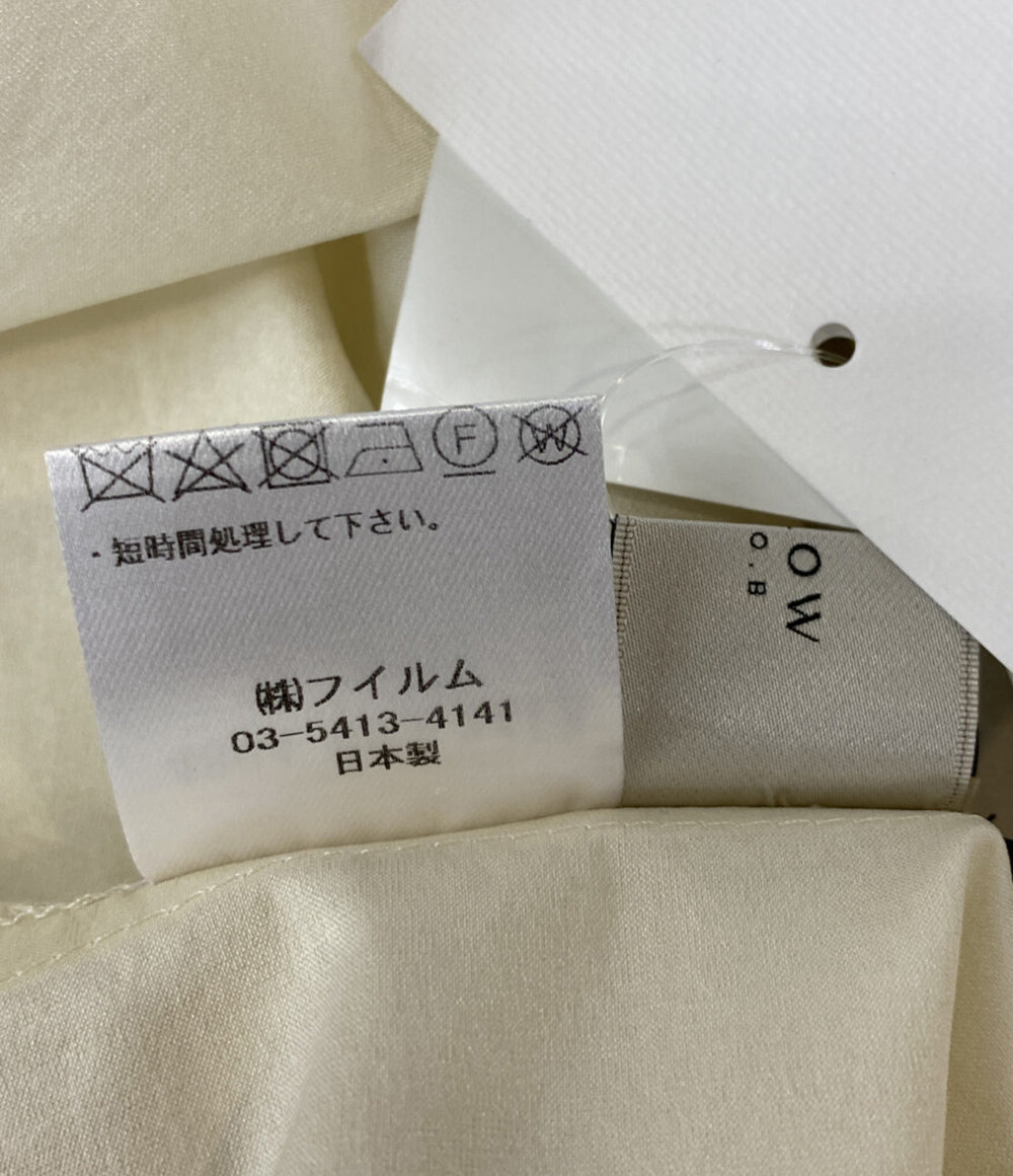 オスロー ブラウス 24SS リボンブラウス ホワイト レディース SIZE 38 OSLOW