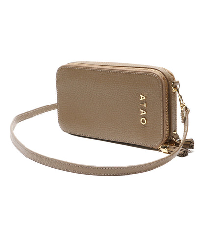 アタオ ショルダーバッグ アミュレット グレージュ レディース ATAO