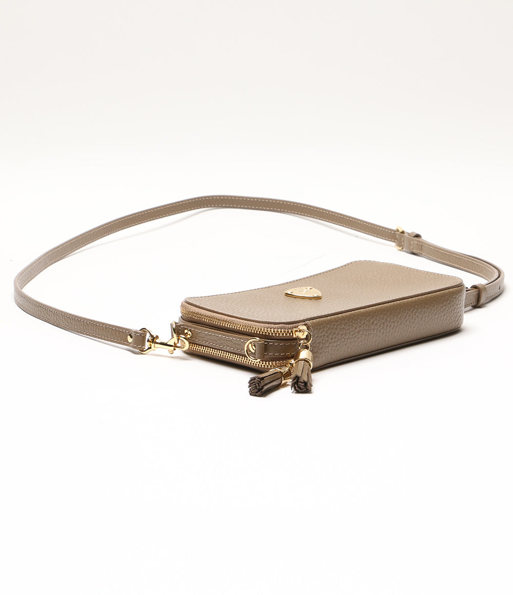 アタオ ショルダーバッグ アミュレット グレージュ レディース ATAO