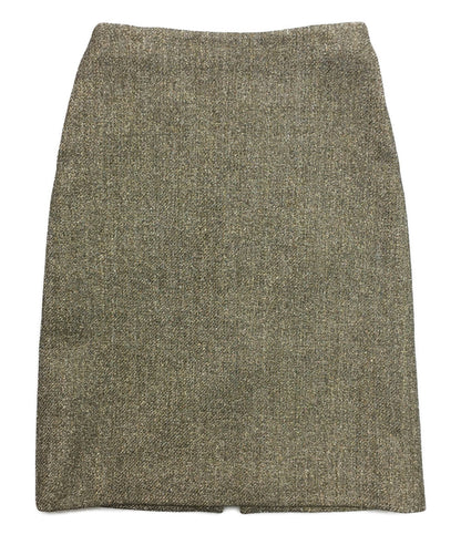 ザロウ 美品 スカート ゴールド シルバー 8232-W3225 レディース SIZE - THE ROW