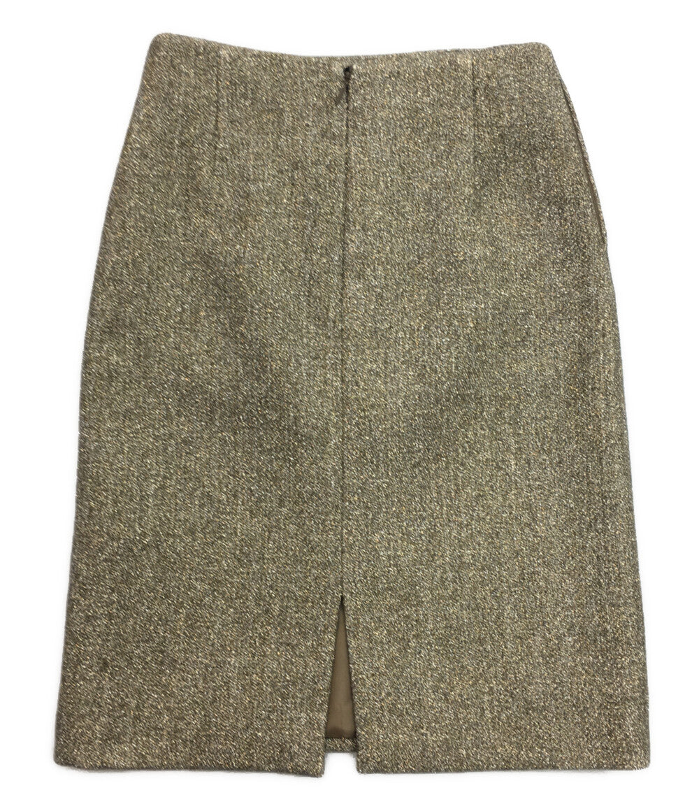 ザロウ 美品 スカート ゴールド シルバー 8232-W3225 レディース SIZE - THE ROW