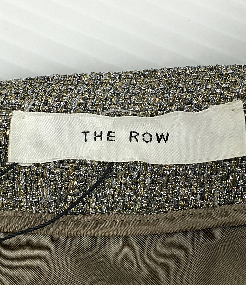 ザロウ 美品 スカート ゴールド シルバー 8232-W3225 レディース SIZE - THE ROW