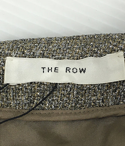 ザロウ 美品 スカート ゴールド シルバー 8232-W3225 レディース SIZE - THE ROW